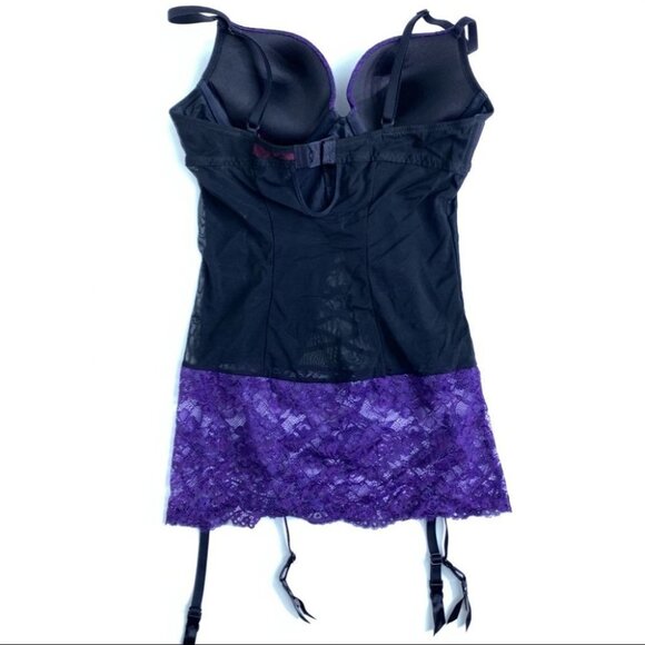 La Senza Bustier Baby doll with Garter Clips Small - Picture 5 of 10